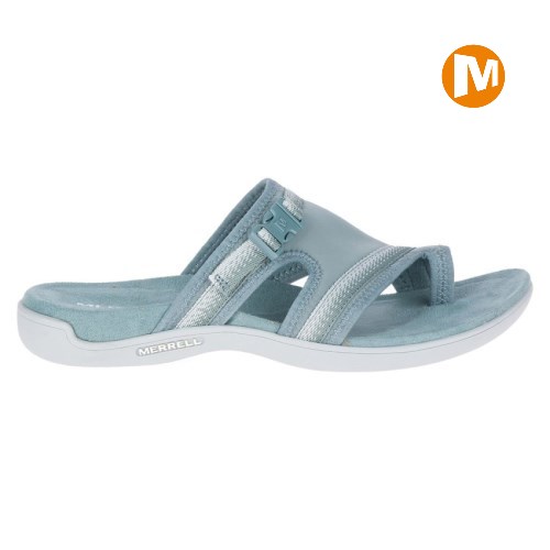 Merrell District Muri Wrap Sandalen Damen HellBlau [DE-AZGPV]